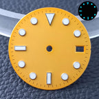 Custom GMT Watch Dial – 28.5mm Single Calendar for NH34 NH35 Movements