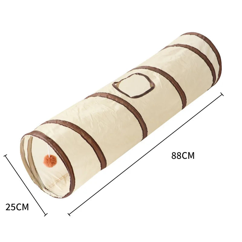 Foldable Pet Tunnel – Interactive Cat Toy for Indoor Exercise and Play