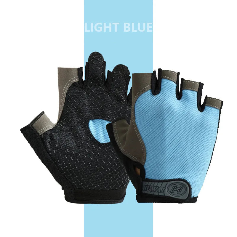 Half Finger Sport Gloves – Breathable Anti-Slip for Cycling and Gym