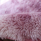 Plush Gray Area Rug – Fluffy Anti-Slip Velvet Carpet for Living Room Decor