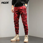 Mens Cotton Camouflage Cargo Pants – Outdoor Trousers for Hiking Workwear