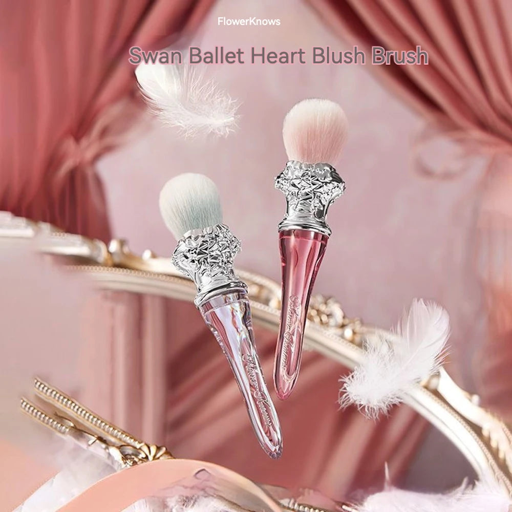 Flower Knows Swan Ballet Handheld Mirror – Vintage Makeup Accessory for Cosplay