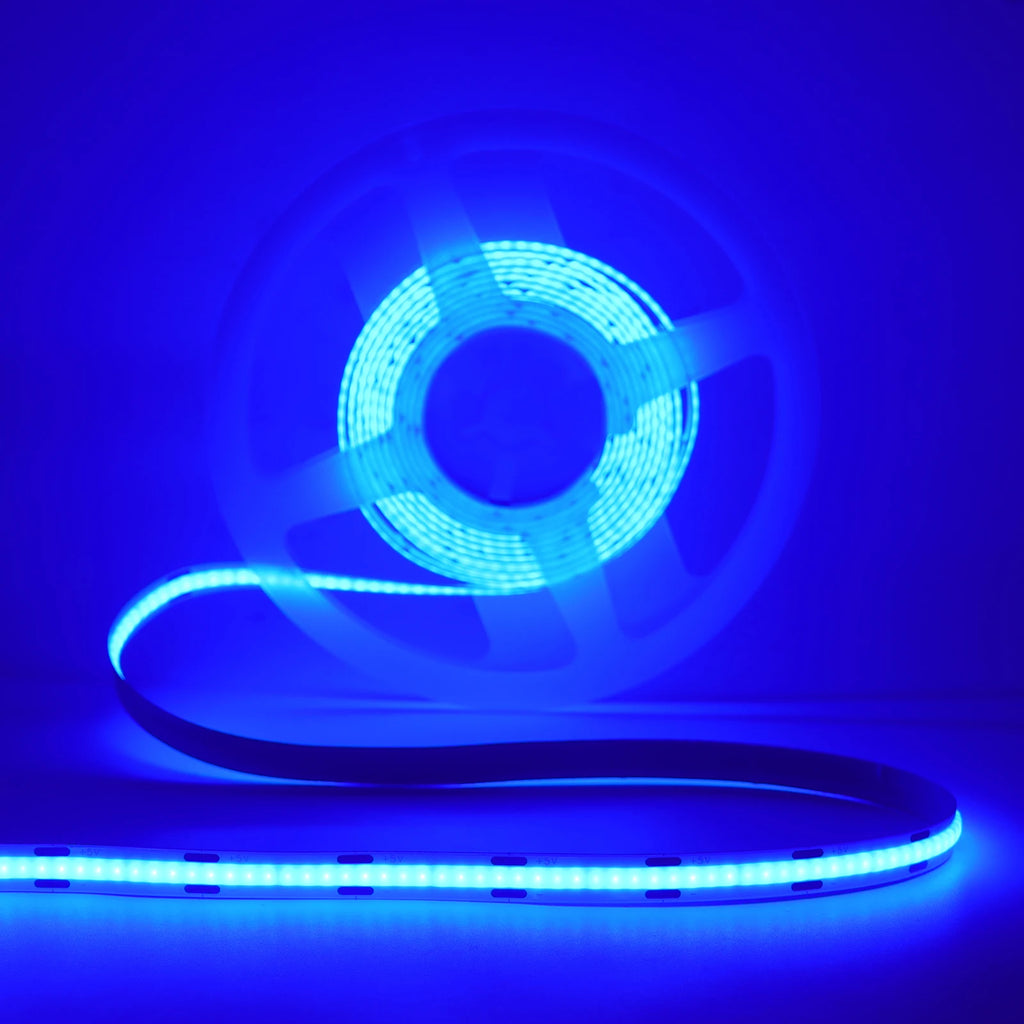 Flexible COB LED Strip Light – High Density Battery Powered for Night Decor