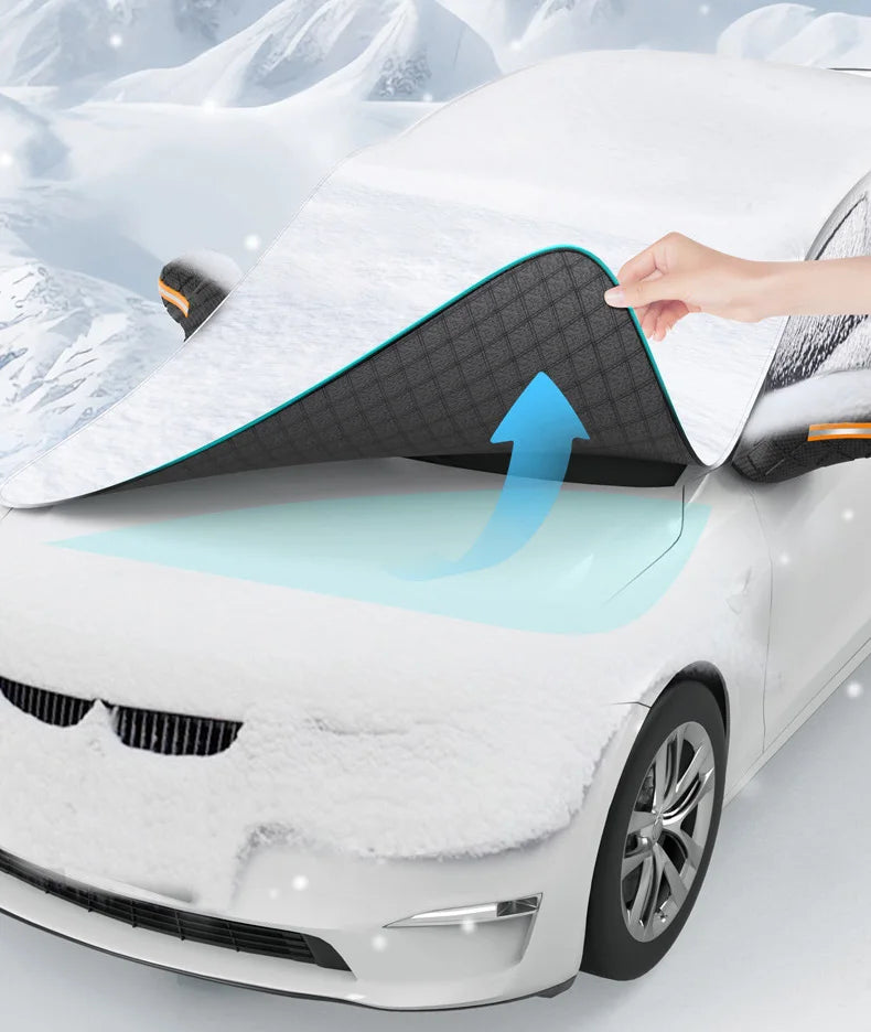Magnetic Windshield Cover – Waterproof Sun and Snow Shade for Car Protection