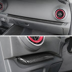 Carbon Fiber Console Trim – ABS Interior Door Panel Cover for Audi A3 S3 RS3