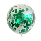 Gold Glitter Confetti Latex Balloons – 12 Inch Decor for Wedding Birthday Party