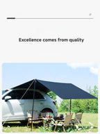 Portable Car Awning Tarp – Lightweight Vehicle Shelter for Camping
