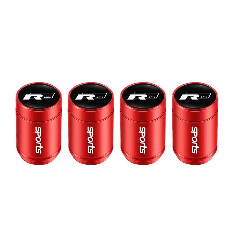 Alloy Tire Valve Caps – Dust Cover Accessories for Volkswagen Car Wheels