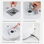 3-in-1 Robot Vacuum Mop – USB Rechargeable Cleaner for Home Pet Hair