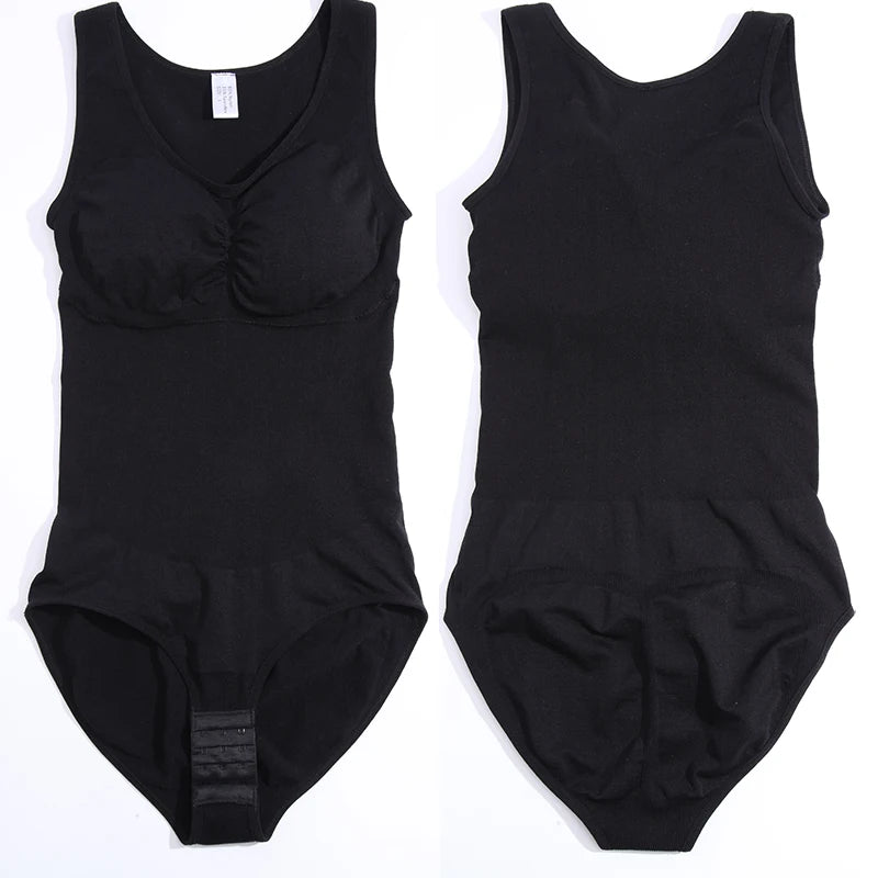 Tummy Control Shapewear Bodysuit – Slimming Waist Trainer for Women Fajas