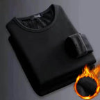 Thermal Fleece T-Shirt – Men's Long-Sleeved Velvet Padded Base Layer for Winter