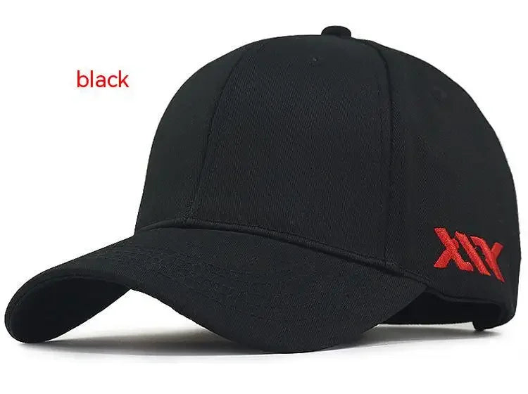 Oversized Cotton Baseball Cap – Adjustable Large Fit for Men and Women