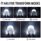 Portable Rechargeable LED Lantern – 80W Emergency Light for Camping and Patio