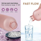 Motivational Frosted Water Bottle – 32oz Leakproof BPA Free for Fitness Gym