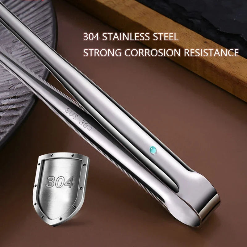Stainless Steel BBQ Tongs – Multipurpose Kitchen Utensils for Grilling