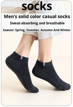 Mens Breathable Boat Socks – Thin Cotton Blended Casual Footwear for Summer