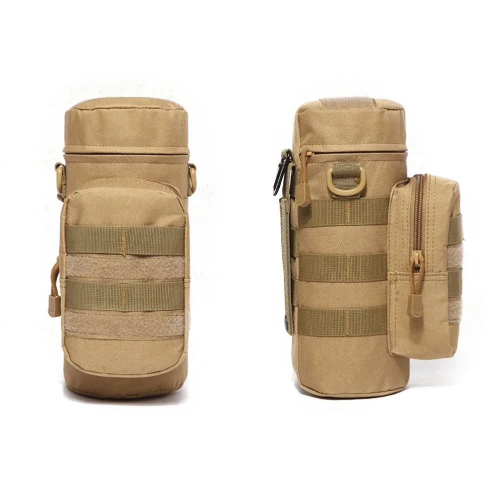 Molle Water Bottle Pouch – Tactical Kettle Carrier for Outdoor Camping