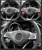 Carbon Fiber Steering Wheel Shift Paddles – Extended Shifters for Mercedes