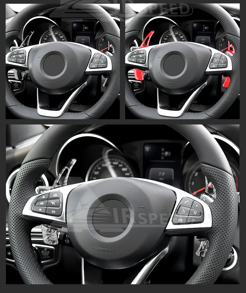 Carbon Fiber Steering Wheel Shift Paddles – Extended Shifters for Mercedes
