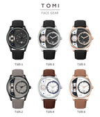 Minimalist Quartz Watch – Luxury Double Strap Set for Business Gift