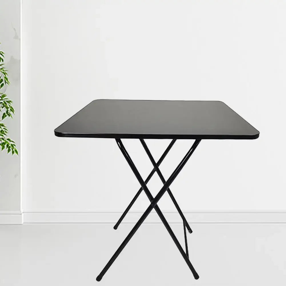 Foldable Square MDF Dining Table – Compact 4 Person Desk for Home Office