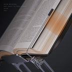 Aluminum Foldable Reading Stand – Adjustable Holder for Laptops and Books