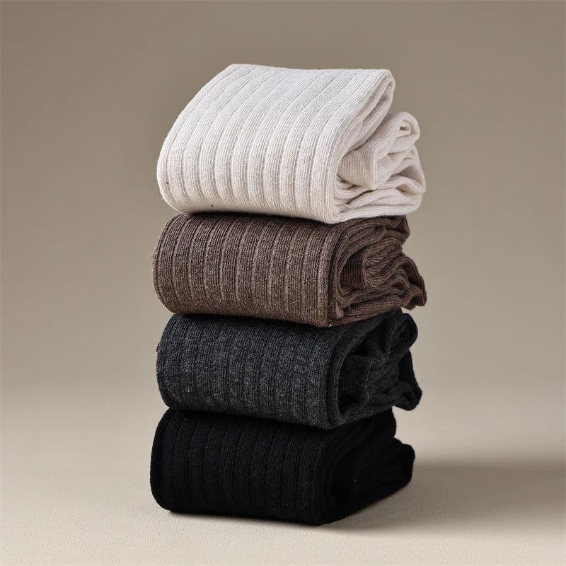 Thigh High Socks – Solid Color Japanese Style for Casual Women Fashion