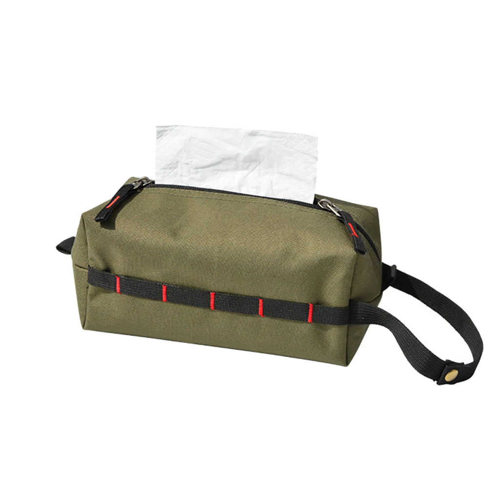 Portable Camping Tissue Case – Hanging Napkin Holder for Outdoor Hiking