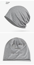 Cotton Sleep Cap – Breathable Unisex Headscarf for Nightwear and Hair Loss