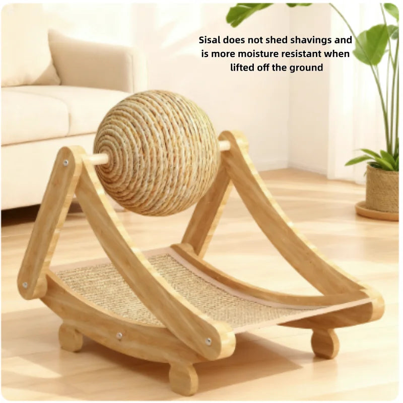 Natural Sisal Cat Scratcher – Furniture Protector for Indoor Play