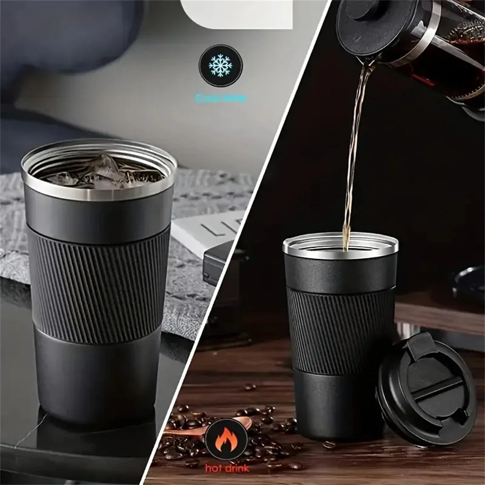Stainless Steel Vacuum Insulated Mug – Leak-Proof Travel Cup for Outdoor Sports