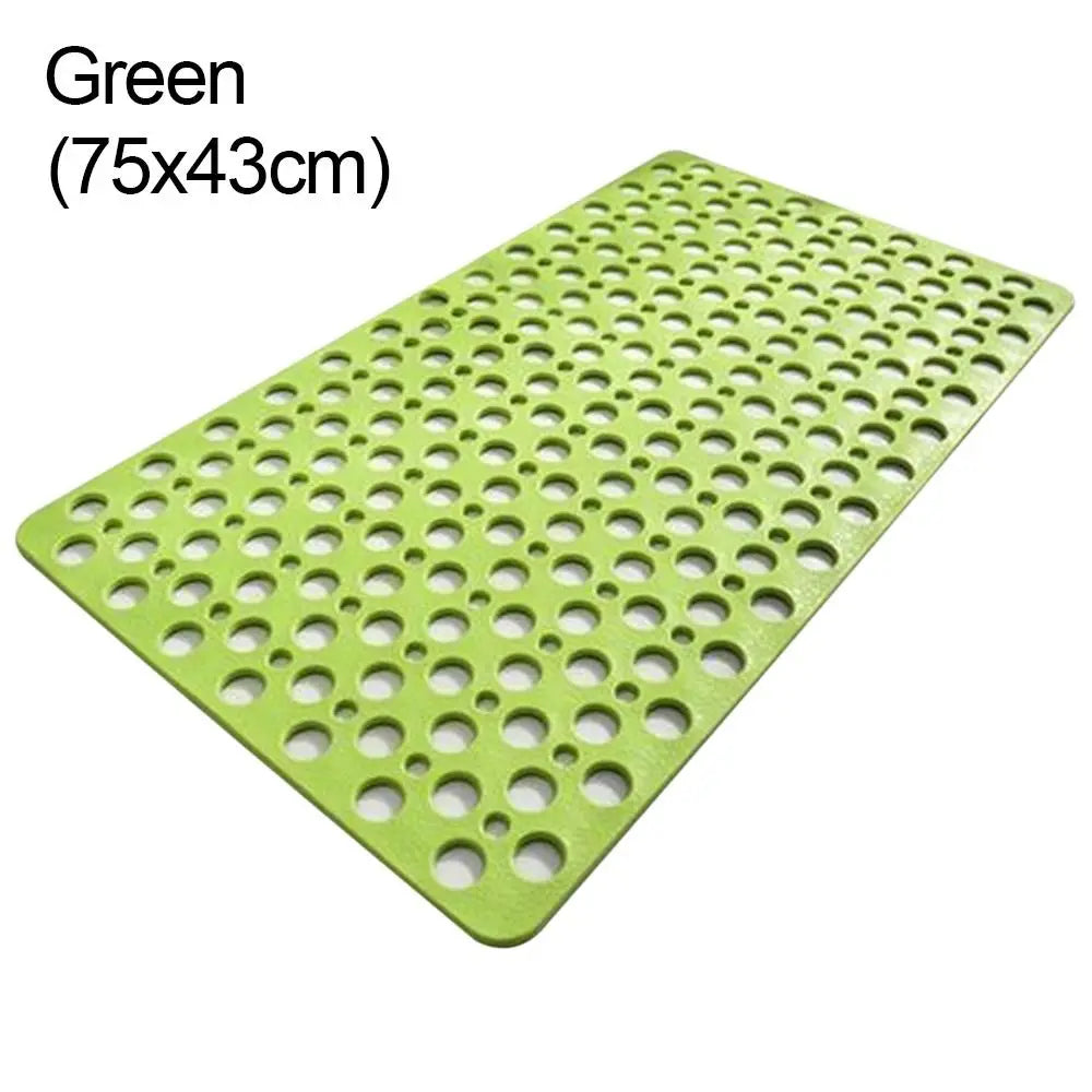 Anti Mould Rubber Bath Mat – Non Slip Shower Accessory for Bathroom Safety