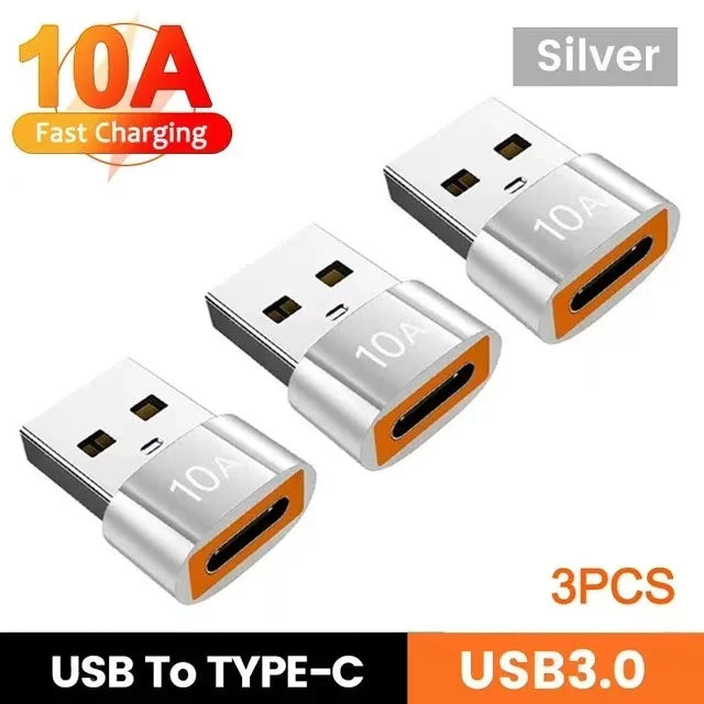USB to USB-C Adapter – Fast Charging OTG Converter for Smartphones and Laptops