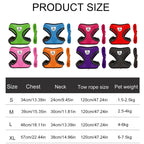 Adjustable Mesh Cat and Dog Harness with Leash – Breathable for Small Pets