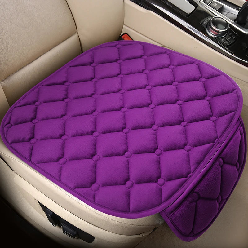 Universal Plush Car Seat Cushion – Winter Warmth for Automotive Interior