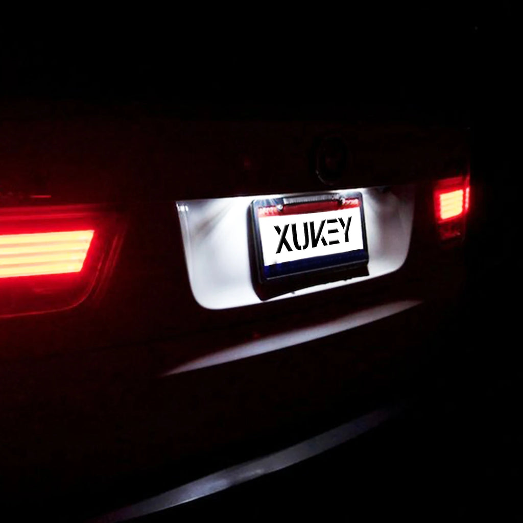 LED License Plate Bulbs – 6000K Bright White Light for BMW E-Series