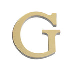 3D Gold Acrylic Letter Wall Stickers – Self-Adhesive Alphabet Home Decor