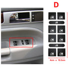 Button Repair Decal Stickers – Interior Dashboard Restoration for VW Touareg