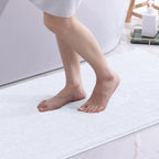 Chenille Bathroom Mat – Ultra Soft Absorbent Non-slip Rug for Shower Floors