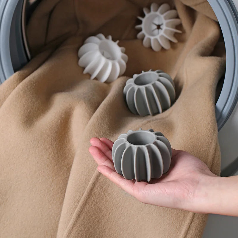 Silicone Laundry Balls – Reusable Pet Hair Remover for Washing Machines
