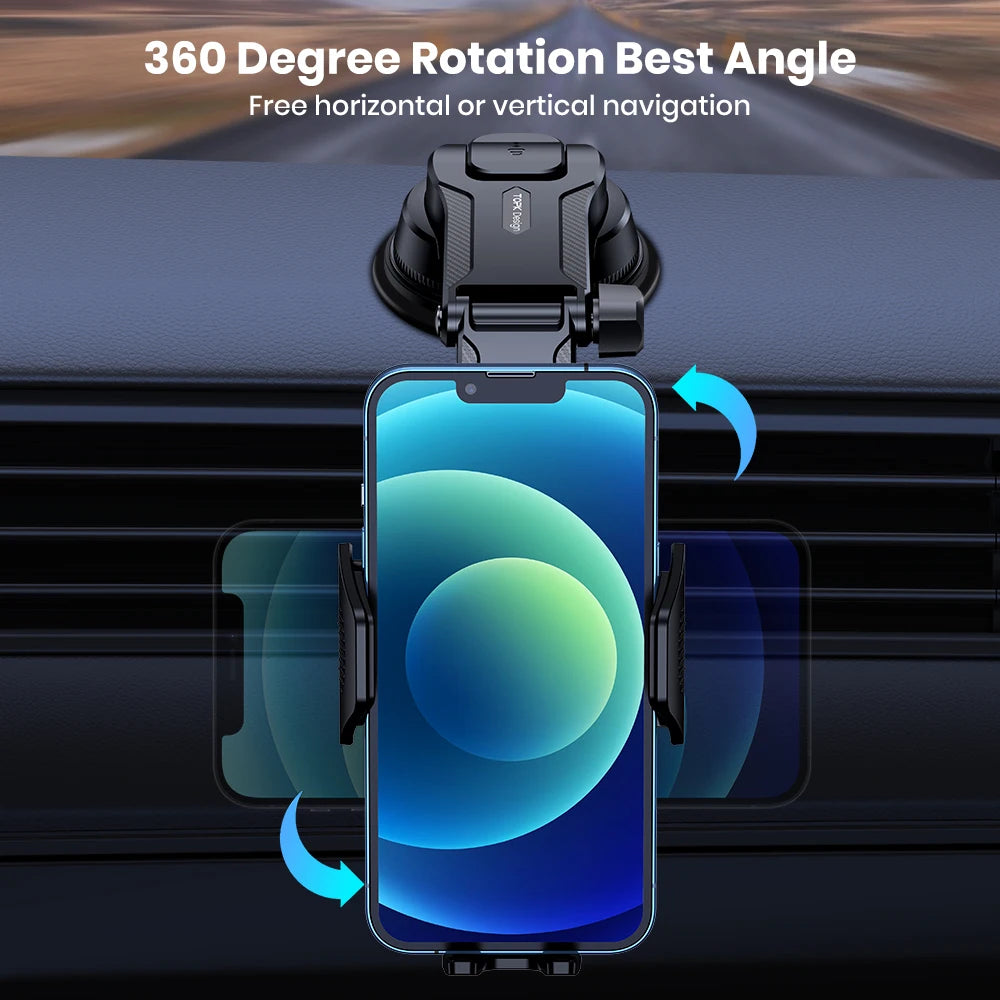 Dashboard Phone Mount – Sturdy Adjustable Stand for Car Navigation