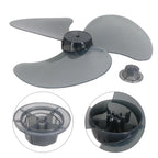 35cm Plastic Fan Blade – Three-Leaf Replacement for Pedestal or Table Fans