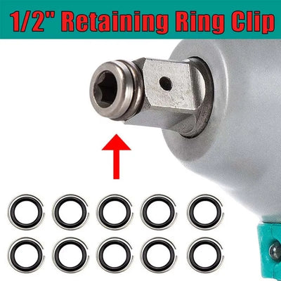 1/2 inch Retaining Ring and O-Ring Kit for Impact Wrench Sockets
