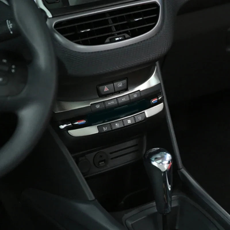 AC Control Panel Sequins – Interior Trim Stickers for Peugeot 208 2008
