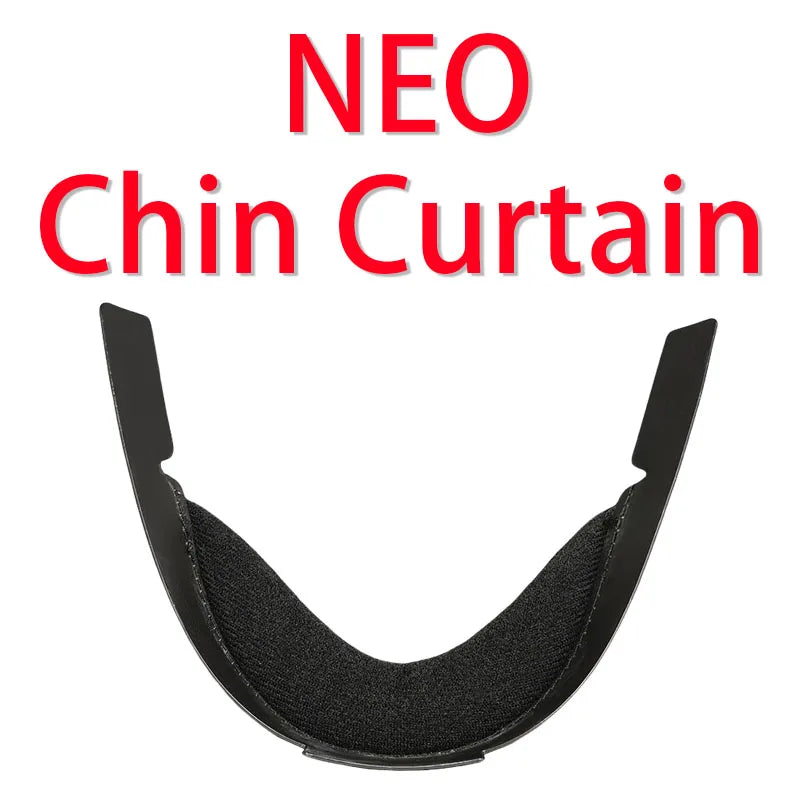 Motorcycle Helmet Chin Curtain – Windproof Wind Deflector for Shoei and AGV