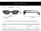 Oval Sunglasses – Small Retro Fashion Shades for Women and Men