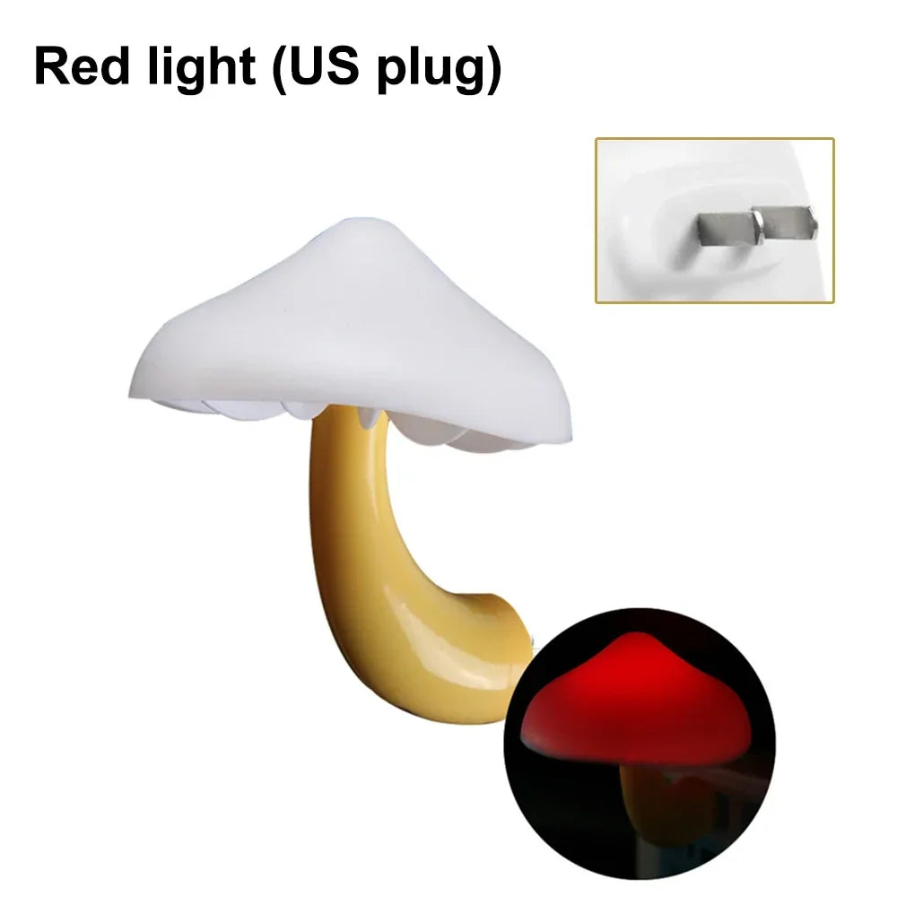 Mushroom LED Night Light – Automatic Sensor Lamp for Kids Bedroom Decor