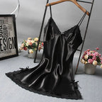 Lace Patchwork Camisole Nightdress – Sexy Sleepwear for Wedding Night