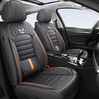 Full-Wrap Leather Car Seat Covers – Durable Universal Fit for All-Season Driving