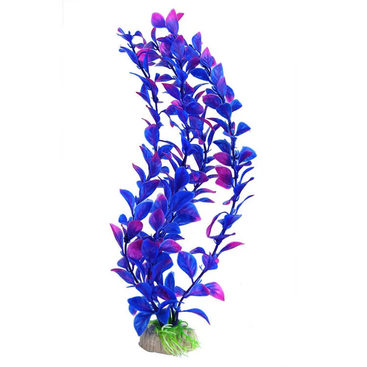 Artificial Water Grass – Plastic Aquarium Plant Ornament for Fish Tank Decor
